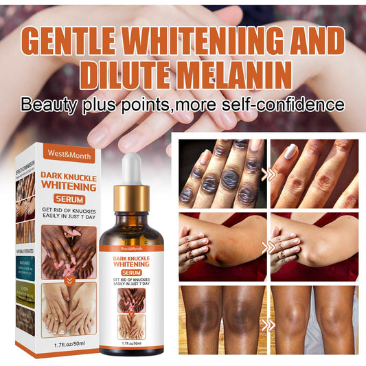 Brightens skin tone, knees and ankles, removes melanin, moisturizes