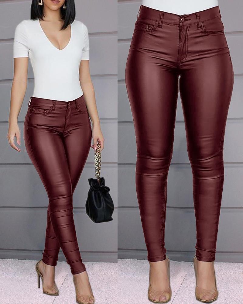 Women Leather Pants